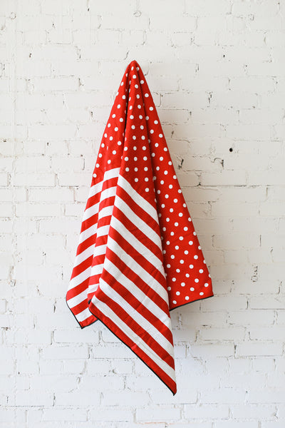 Roll-Up Blanket | Ruby Dot